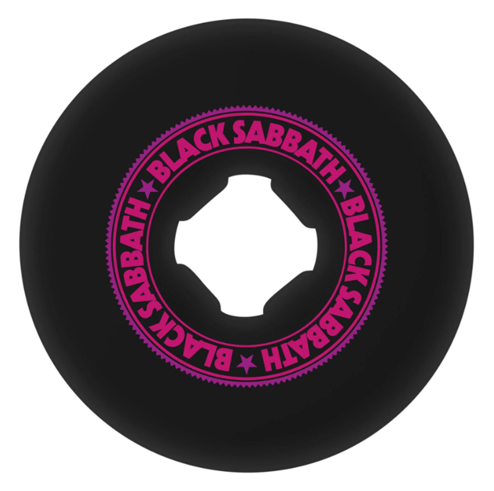 OJ Black Sabbath Paranoid Chubbies Wheels Set Black Pink 56mm/99a