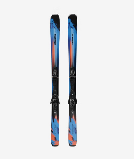 Salomon Stance 84 Skis with MI12 Bindings Blue 185