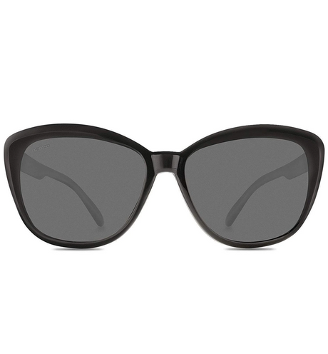 Abaco Kateye Polarized Sunglasses Gloss Black Grey