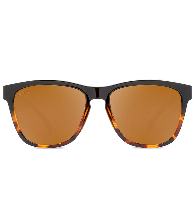 Abaco Kai Polarized Sunglasses Black Tort Fade Brown