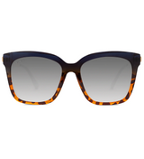 Abaco Zoe Polarized Sunglasses Navy Tort Fade Grey Gradient