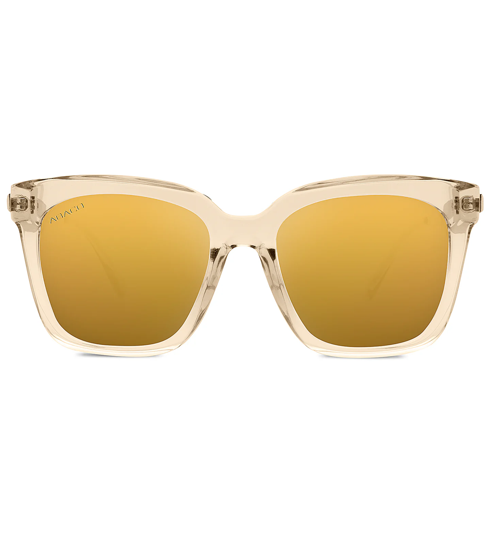 Abaco Zoe Polarized Sunglasses Amber Champagne