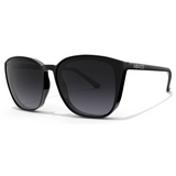 Abaco Chelsea Polarized Sunglasses Gloss Black Grey Gradient