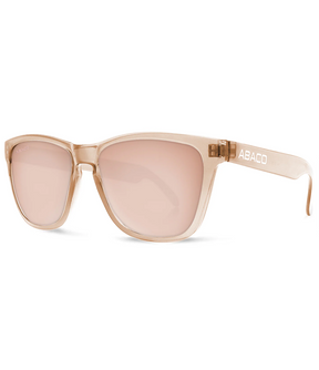 Abaco Kai Polarized Sunglasses Translucent Sand Champagne