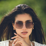 Abaco Gianna Polarized Sunglasses Black Grey