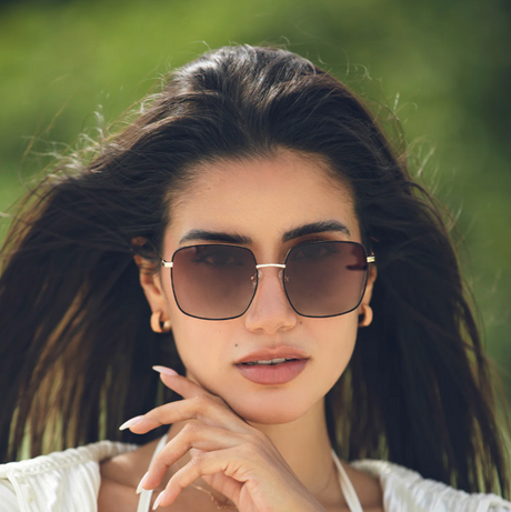 Abaco Gianna Polarized Sunglasses Black Grey