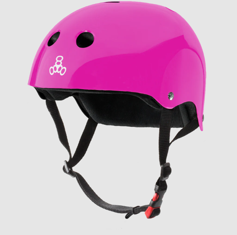 Triple8 Certified Sweatsaver Helmet Pink Gloss XS/S