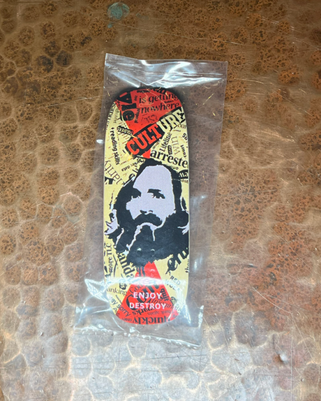 Red Wolf Culture Shaped Blunted Fingerboard Deck Yellow 34.3 x 94 RSS