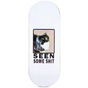 Red Wolf Seen Some Photo Fingerboard Deck White Black 34.5 x 95 RSS