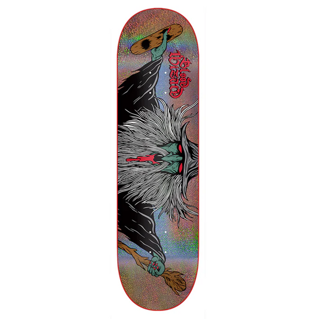 Blood Wizard Flying Wizard Galactic Skateboard Deck Holographic 8.25 WB 14.5