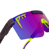 Pit Viper Originals Sunglasses Electric Shock Pink Purple HDPV Polarized