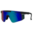 Pit Viper Originals Wide Sunglasses BlackingOut Ballistic Blue Green