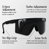 Pit Viper Originals Wide Sunglasses Exec Smoke