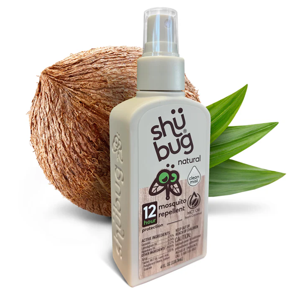 ShuBug Natural Clean Mist Pump Spray Clear 4oz