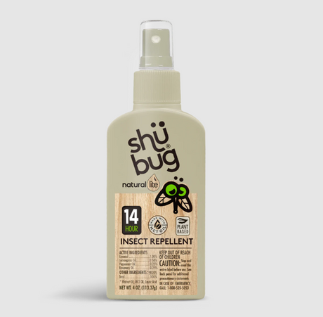 ShuBug Natural Clean Mist Pump Spray Clear 4oz