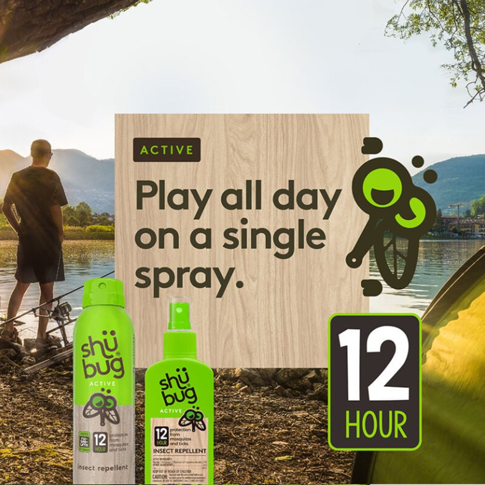 ShuBug Active 360 Short Spray Clear 3oz