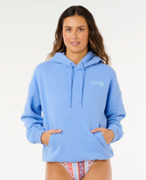Rip Curl Surf Puff Relax Hoodie Corn Blue