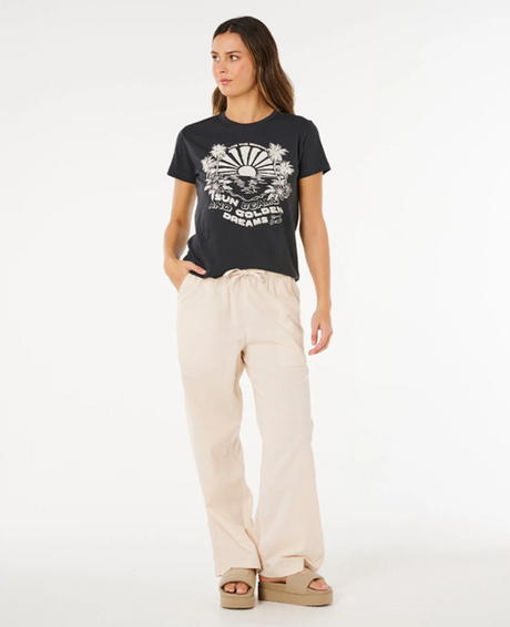 Rip Curl Sun Beams Tshirt Washed Black