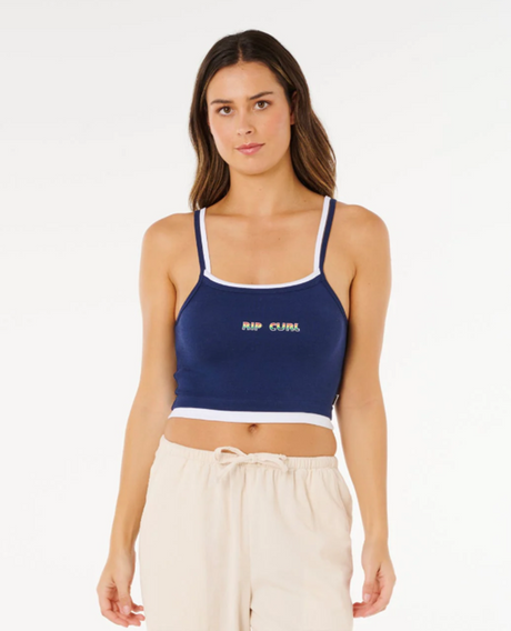 Rip Curl Surf Revival Layer Tank Top Dark Navy