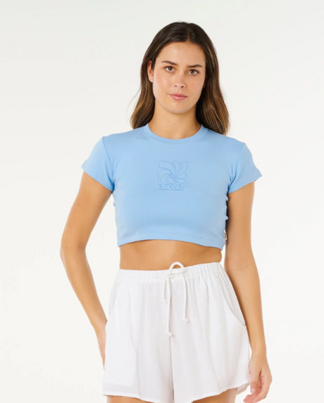 Rip Curl Pacific Coast Baby Tshirt Lt Blue S