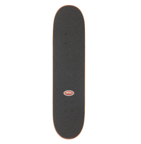 Real Be Free Skateboard Complete Black Yellow 8.06