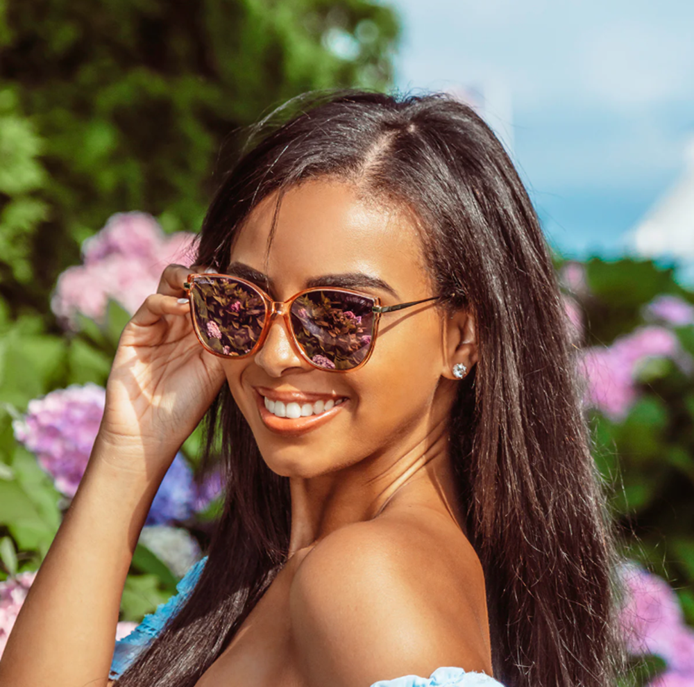 Abaco Ella Polarized Sunglasses Crystal Brown BrownGrad