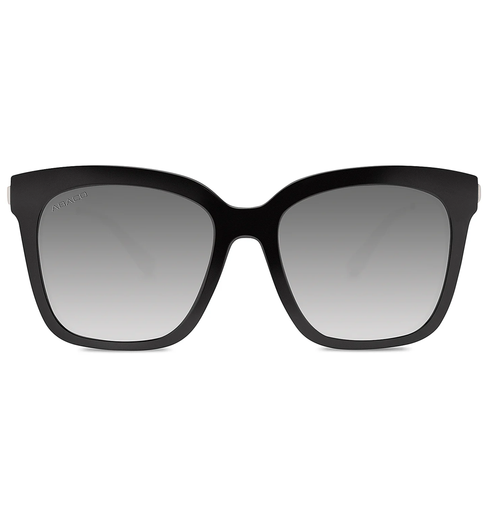 Abaco Zoe Polarized Sunglasses Black Grey Grad