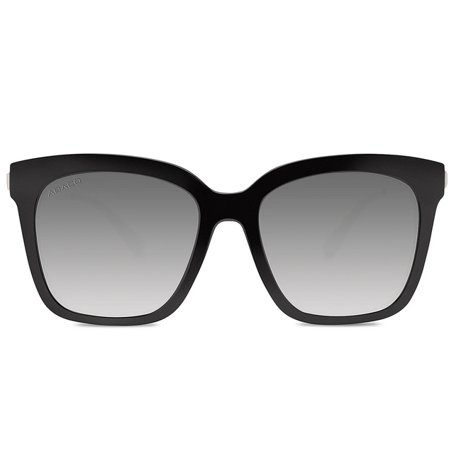 Abaco Zoe Polarized Sunglasses Black Grey Grad