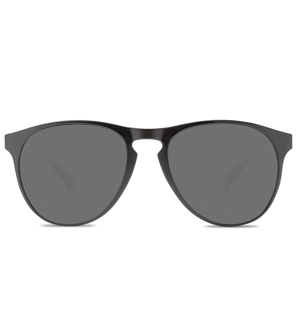 Abaco Logan Polarized Sunglasses Matt Black Grey