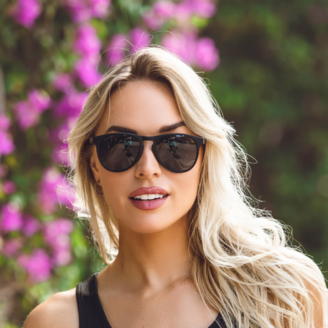 Abaco Logan Polarized Sunglasses Matt Black Grey