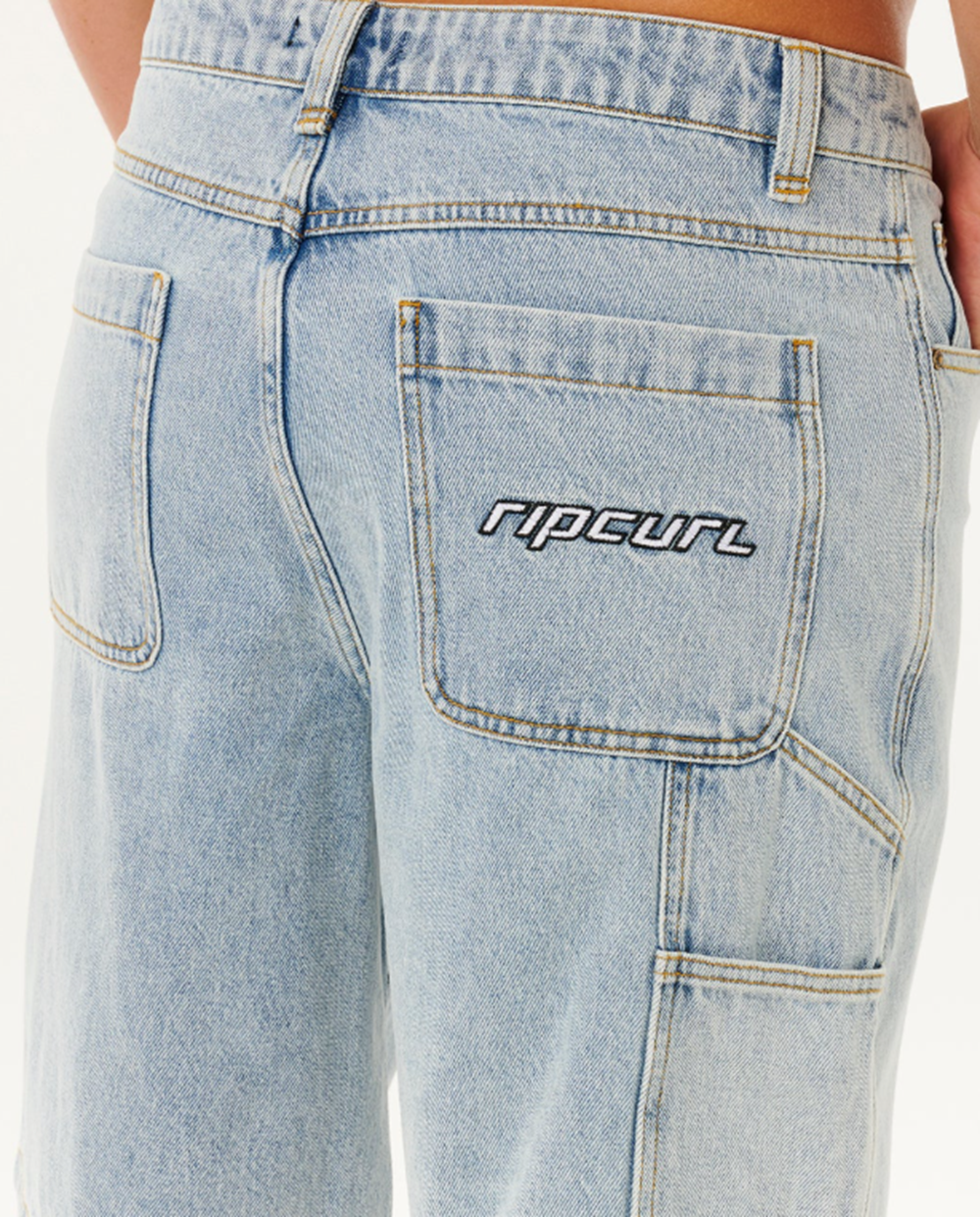 Rip Curl Nu Dose Denim Shorts Washed Blue