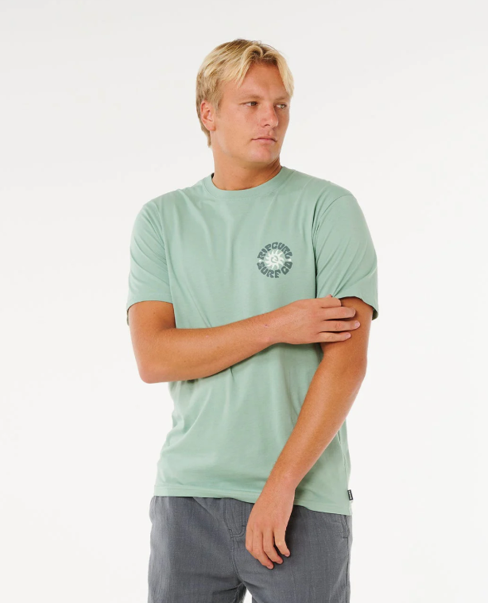 Rip Curl Pacific Rinse Circle Tshirt Aloe XL