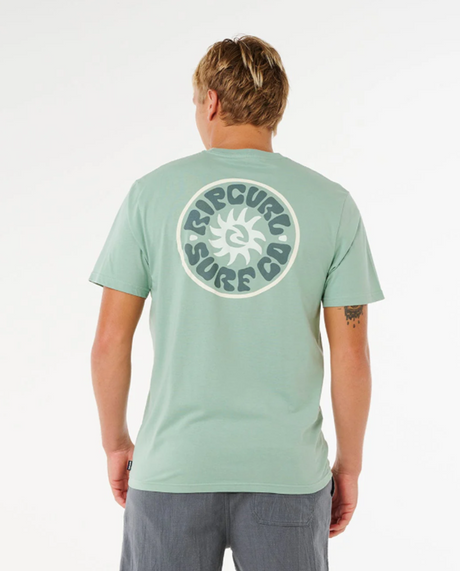 Rip Curl Pacific Rinse Circle Tshirt Aloe