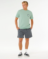 Rip Curl Pacific Rinse Circle Tshirt Aloe