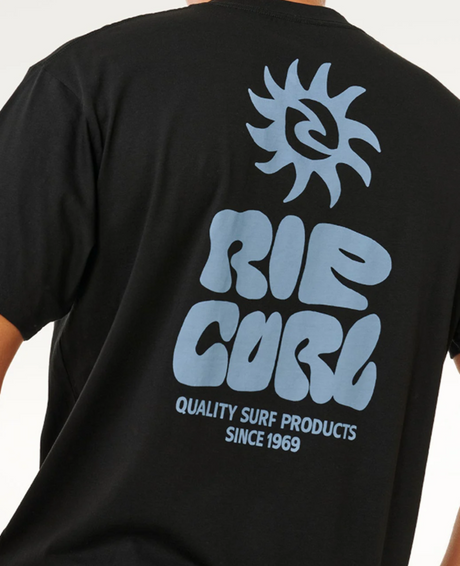 Rip Curl Pacific Rinse Glass Off Tshirt Black