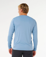 Rip Curl Icons Surflite UPF Rashguard SS Faded Denim