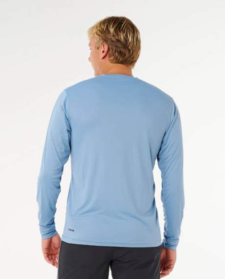 Rip Curl Icons Surflite UPF Rashguard SS Faded Denim