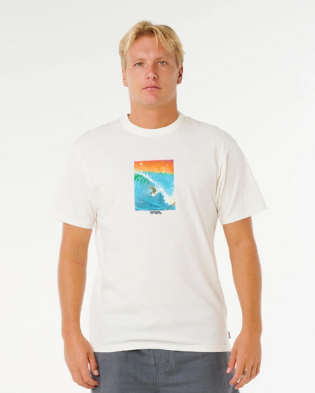 Rip Curl Pacific Rinse Psych Tshirt Bone S