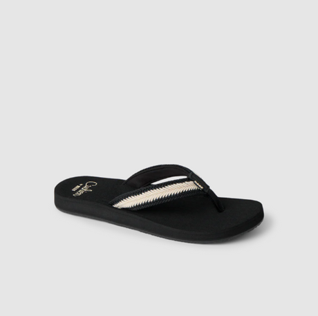 Reef Baja Maria Sandals Womens Black Vintage 8