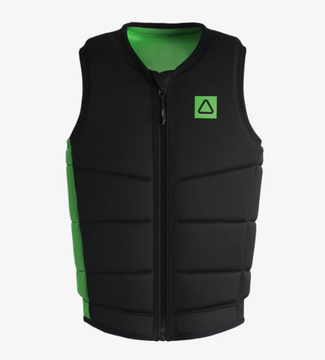 Follow Corp Impact Vest Mens Black Green XL