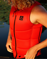 Follow Corp Impact Vest Mens Red Grey