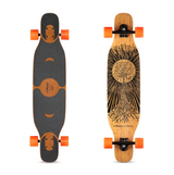 Loaded Symtail Flex 2 Skateboard Complete Natural Black 8.75x39.5"