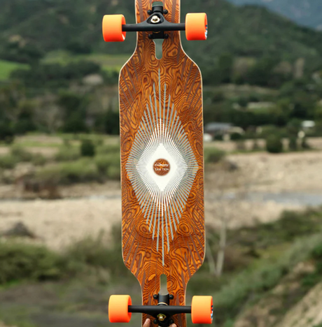 Loaded Tan Tien Flex 2 Skateboard Complete Brown 8.75x39"