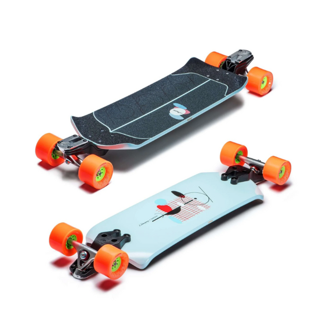 Loaded Tangent Skateboard Complete Light Blue Caguama 9.75x35.75"