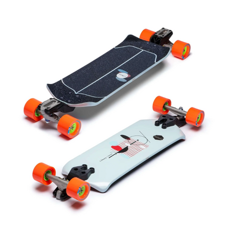 Loaded Tangent SurfSkate Skateboard Complete Light Blue 9.75x36.375"