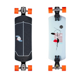 Loaded Tangent SurfSkate Skateboard Complete Light Blue 9.75x36.375"