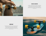 Loaded Tarab II Flex 2 Skateboard Complete Brown 9.5x47"