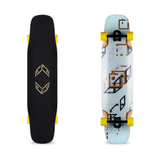 Loaded Tesseract II Spectra Skateboard Complete White Natural 9.6x39.5"