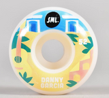 SML Arvo Danny Garcia Wheels Set Yellow Blue Natural 52mm