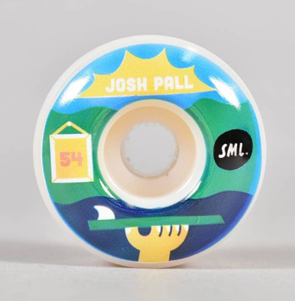 SML Arvo Josh Pall Wheels Set Blue Green Natural 54mm